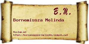 Bornemissza Melinda névjegykártya